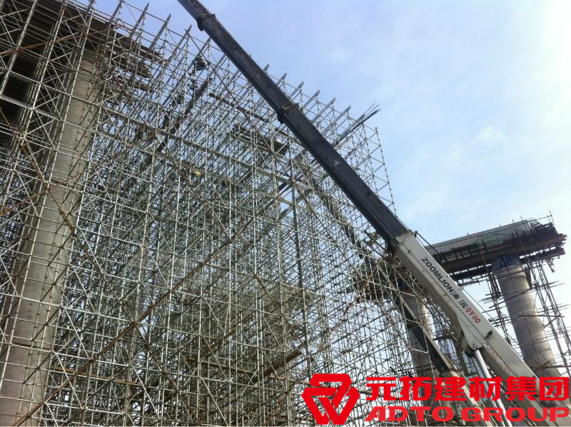 盤扣腳手架是什么材料，盤扣架多少米一噸？